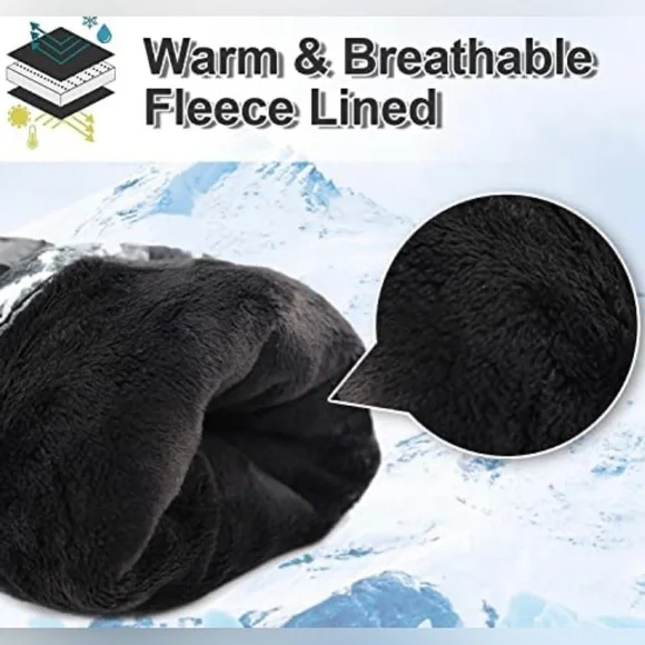 NWT Winter Gloves for Men Women with Wrist Leashes, multiple colors available!